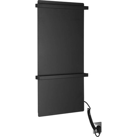 Sapho Handtuchheizkörper - Heizkörper Elmis, 40x80 cm, 120 W, Anthrazit EB430