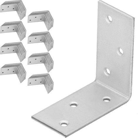 KOTARBAU® Zimmermannswinkel Bauverbinder Edelstahl verzinkt 50 x 50 x 25 mm Set à 100 Stück
