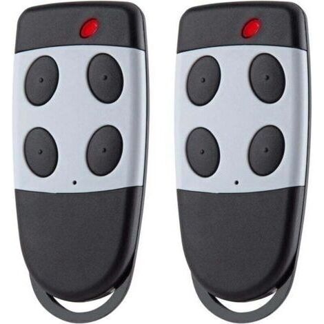 Télécommandes ouvre-porte garage 2pcs - 433.92MHz compatible CARDIN S449 QZ4/QZ2 - Signal stable - Ouverture facile - Propriétaires de CARDIN
