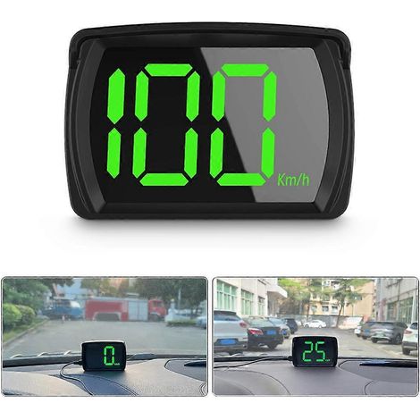 Alarme de survitesse, affichage tête haute LED, compteur de vitesse, alimentation USB, compteur de vitesse avec alimentation HUD, compteur de vitesse pour voiture (1/4)