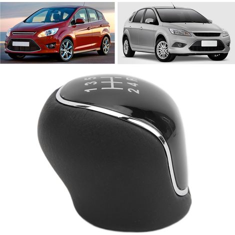Pommeau de levier de vitesse noir pour Ford C-Max (2006-2010) - Compatible boîte 5 vitesses (1/5)