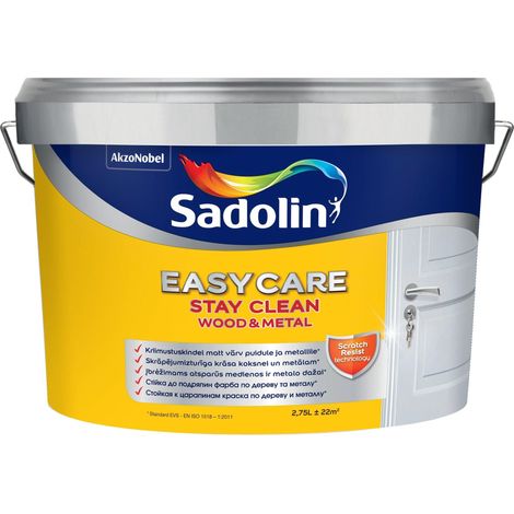 Vernice sadolin EasyCare opaca a base di acqua 2 86 kg