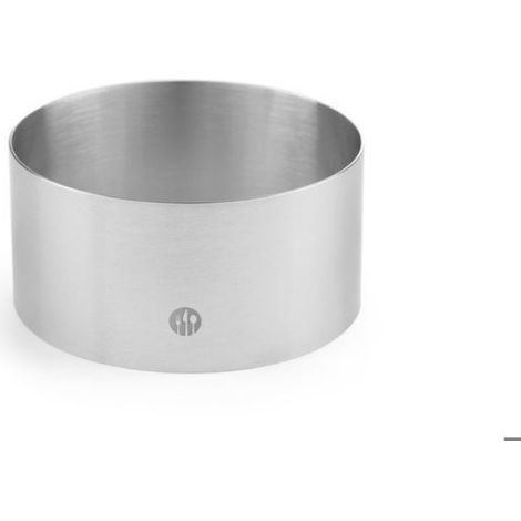 Nonnette Ronde - Acier Inoxydable AISI 430 - Diamètre 90 mm Hauteur 45 mm - Pour Dressage Culinaire - 1 Pièce (1/3)