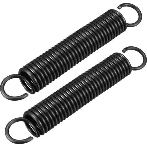 Ressorts d'extension 2pcs – Acier à ressort – Fil 2.3mm – Diamètre 20mm – Longueur libre 117.5mm – Résistance à la corrosion (1/3)