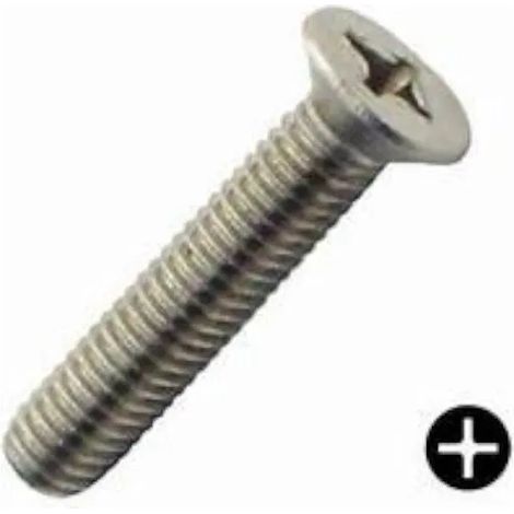 Viti metalliche ultima din 965 filettatura completa testa svasata 8x20mm