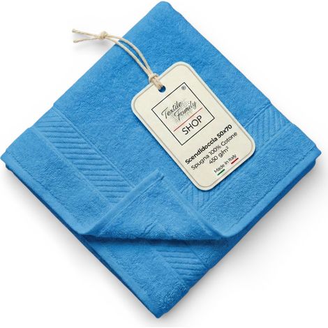 Scendidoccia Bagno Bluette 50x70 Spugna Cotone 450 g/m² - Tappetino Doccia Made in Italy (1/5)