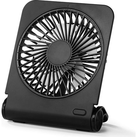 Ventilateur de bureau rechargeable USB - Mini ventilateur de bureau - Ventilateur de bureau portable - Petit ventilateur silencieux - Ventilateur de bureau USB - Modèle rechargeable (1/5)