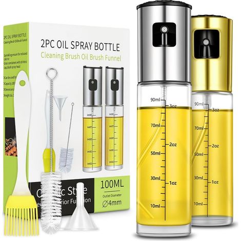 Spray de aceite de cocina, 2 unidades de 100 ml (1/5)