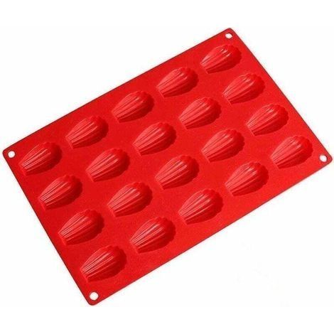 Moule à Madeleine en SiliCône Moule à Gateau en SiliCône en Forme de Mini Muffins Cannelé Résistance Aux Hautes Températures Pour Muffins, Cupcakes, Brownies, Gateaux, Pudding-Fei Yu (1/4)