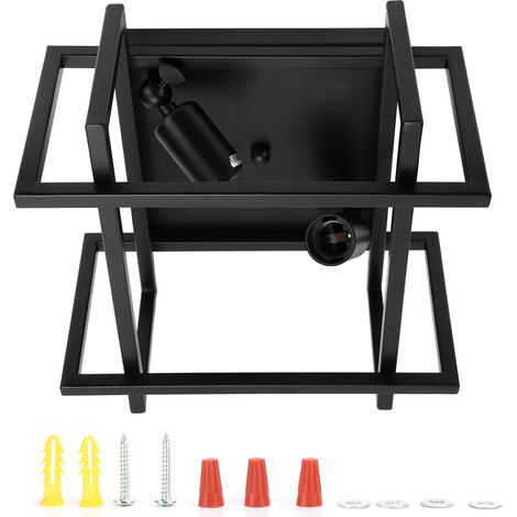 E26 plafonnier américain industriel en fer forgé lampe de couloir pour couloir balcon AC85-240V