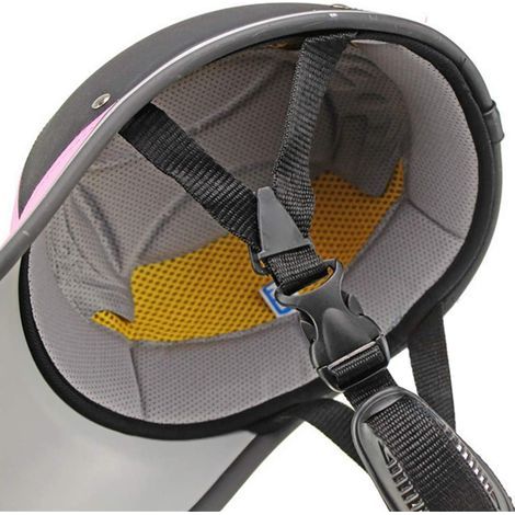 Casque moto demi-jet réglable, léger et aérodynamique pour une protection anti-vent optimale (1/3)
