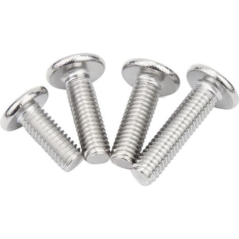 10/50 pièces M3 M4 Longueur 4-40 mm Vis à six pans creux en acier inoxydable 304 métaux tête plate