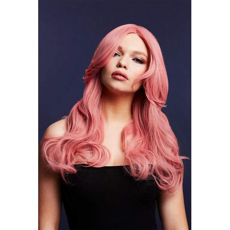 Fever Nicole Wig - True Blend - Ash Pink - Soft Wave - Side Parting - 66cm/26in - 70288