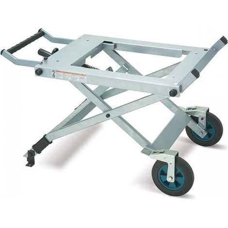 Makita – Chariot établi WST03 pour scie sur table MLT100 – Piètement 1050 x 590 x 310 mm – Poids 24 kg – Support stationnaire