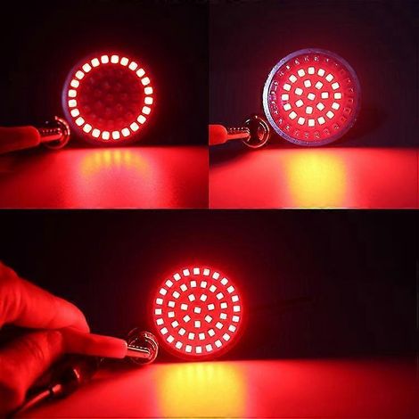 2x 1157 LED Clignotants à LED Ambre Blanc pour Harley Touring (1/5)