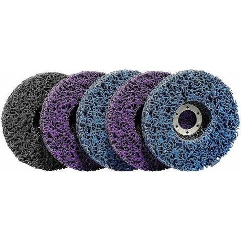 5 Disques de Nettoyage CSD 115 mm Pour Meuleuse d'angle En Nylon Pour éliminer la Rouille les Soudures Éliminer la Peinture la Rouille et l'oxydation (1/5)
