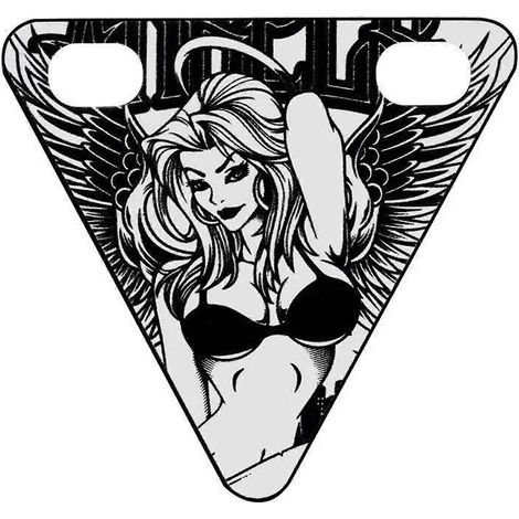 Plaque réfléchissante triangulaire magnétique pour vélo autocollant d'avertissement extérieur pour cadre magnétique selle et suspension de vélo - A (1/5)