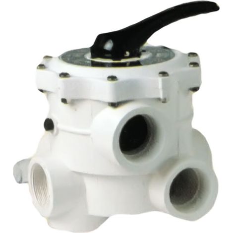 Hayward – Vanne piscine 6 voies 2" – Connexions filetées – Pour filtres à sable – Usage professionnel