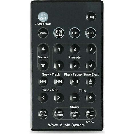 Remplacement pour Bose Wave système de musique , XU,système de son télécommande Awr1b1 Awr1b2 Awrcc1 Awrcc2 Awrcc3 - KZQ (1/4)