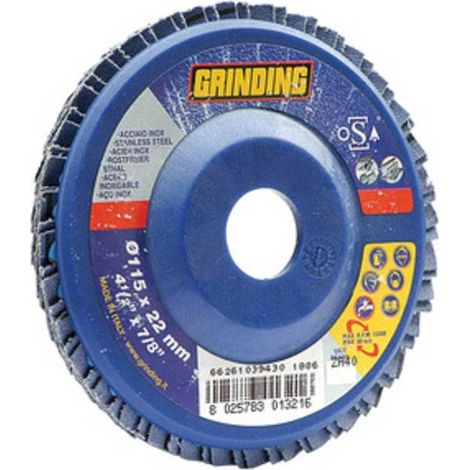 10 x GRINDING DISCO LAMELLARE ZIRC 180X22 GR 40
