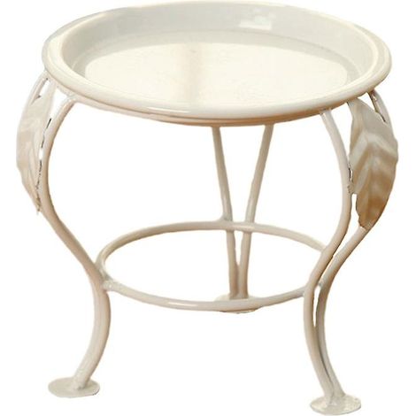 1 Support à fleurs, trépied en fer, design épuré, blanc, pour intérieur bureau balcon（Q3 : Nouveaux produits pour le mois d'août） (1/5)