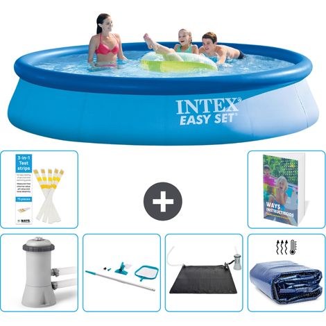 Easy Set Pool Rund - 396x84 cm - 7-teilig S235 (1/5)