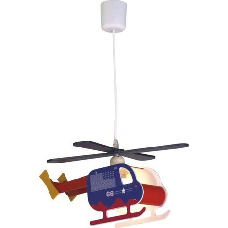 Plafonnier ENFANT bleu HELICOPTERO BRAVO CR 99-010-01-120