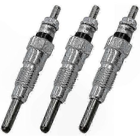 Jeu de 3 bougies de préchauffage compatibles avec les moteurs diesel D650, D750 et D850 (filetage de 10 mm). (1/5)