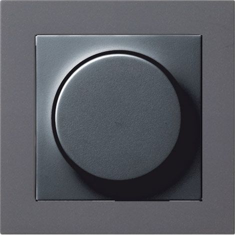 ABDECKUNG DREHDIMMER SYSTEM 55 ANTHRAZIT GIRA 065028 (1/3)