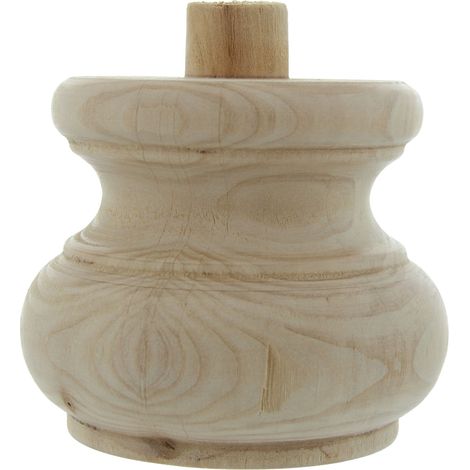 PIEDE IN LEGNO ONTANO 53008 95X75 MM- 8,0 pz