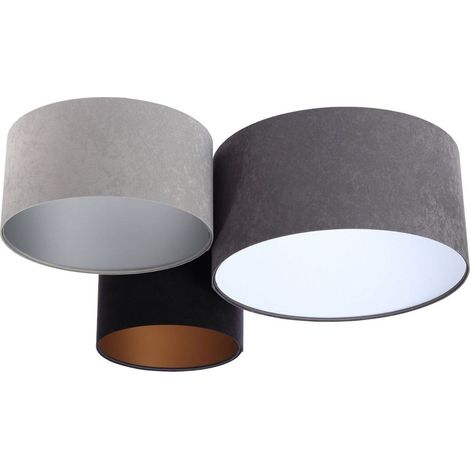 Plafonnier trio 080-03-052 - Gris, noir, blanc, gris, argent, or (1/5)