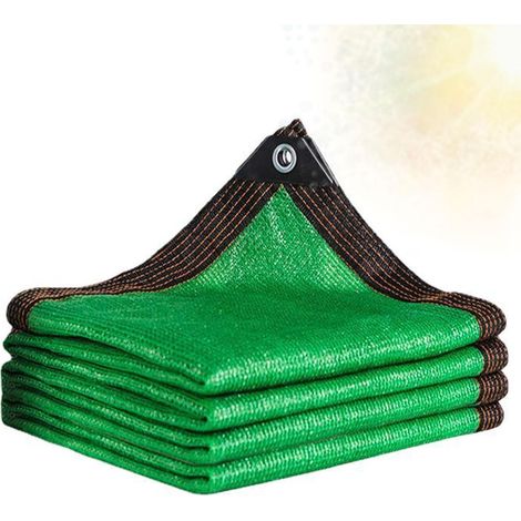Malla de sombreo de 6 x 8 m, tela de sombreo sólida para invernadero, con ojales, sólida para jardín, flores, coche, plantas, pérgola, invernadero (1/5)