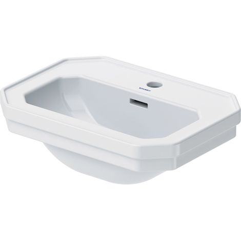 Duravit 1930 lave-mains, 50x36,5cm, avec trop-plein, 1 trou pour
