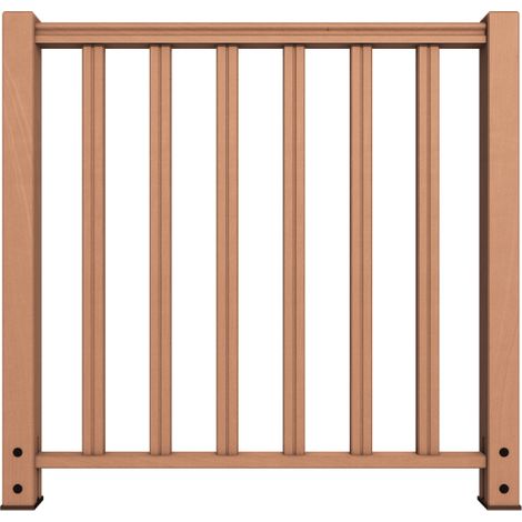 HALTEA – Kit di riempimento per parapetto in legno 1 m