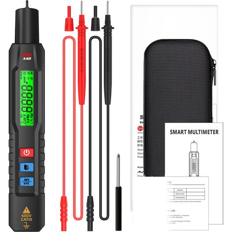 Multimetro digitale professionale per la misurazione di tensione, resistenza, frequenza e temperatura. Tester di continuità.