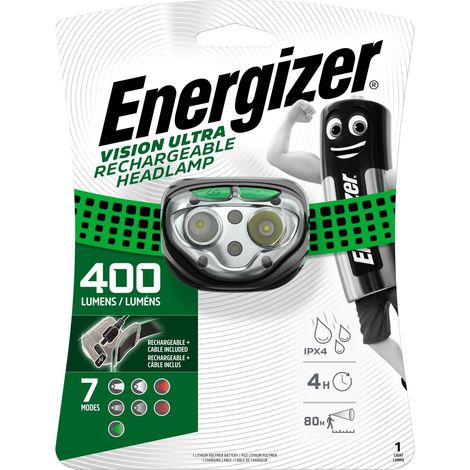 Energizer Vision Ultra HD LED Stirnlampe akkubetrieben 400 lm E301528200 (1/4)