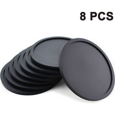 Paquete de 8 posavasos: protectores de escritorio para todo tipo de mesas: madera, granito, piedra, etc. Posavasos perfectamente suaves para todo tipo de vasos. (1/5)