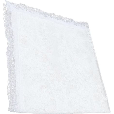 Nappe ronde en dentelle pour table de pique-nique, idéale pour décorer une table ronde. (1/5)