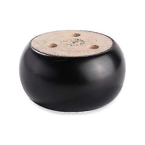 Lot de 4 pieds de meubles de rechange pour fauteuil, canapé, tabouret, commode, 5 x 8 cm, noirs (1/5)