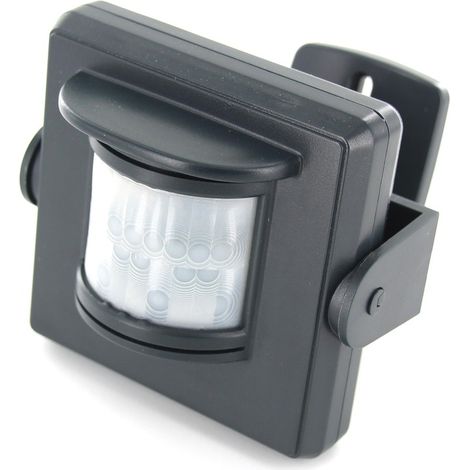 Détecteur de mouvement extérieur sans fil – Portée 10 m – Angle de détection 110° – Résistant à l'eau IP64 – Installation sans câblage – DIO