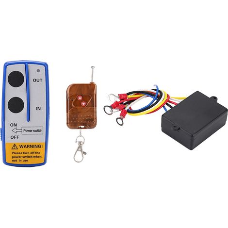 12V 50ft Universal-Funkfernbedienung für Auto-LKW-Seilwinden-Fernbedienungsset (1/5)