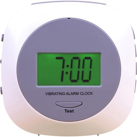 Réveil Aidapt VM310A avec fonction vibrante puissante sous l'oreiller (1/4)