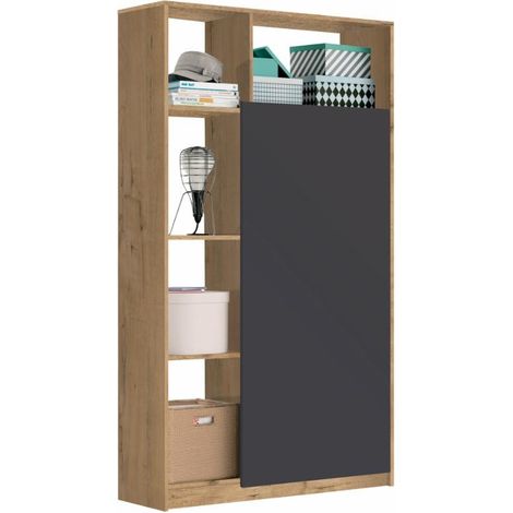 MUEBLES PITARCH Armario Recibidor Neo Roble gold/ gris - ref: 23124-MU