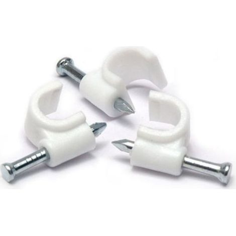 Attaches-câbles - 50 pièces (5-7 mm) blanches-Online Store (1/2)