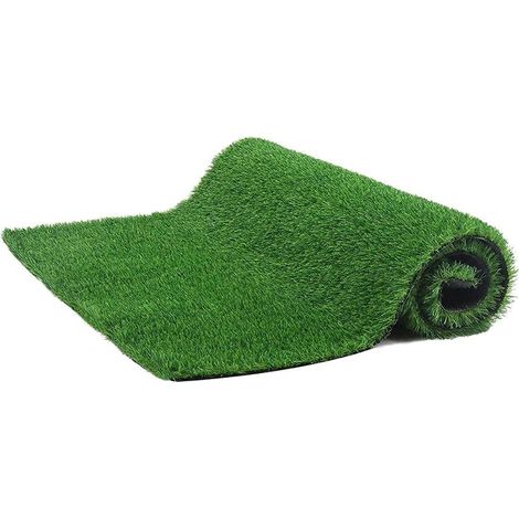 Herbe de gazon artificielle Faux tapis d'herbe Tapis d'entraînement Tapis d'herbe synthétique Décoration pour l'intérieur Extérieur Jardin Terrasse Pelouse (1 x 2 m) (1/5)