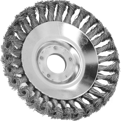 Brosse désherbeuse 6in en acier inoxydable torsadé tête rotative 10000 tr/min pour tondeuse 1 pièce (1/5)