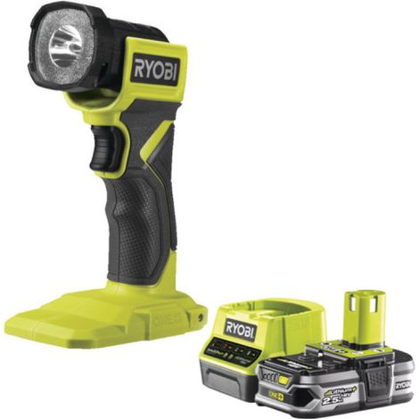 Pack RYOBI Lanterne LED à tête orientable 280 Lumens 18V One+ RLF18-0 - 1 Batterie 2.5Ah - 1 Chargeur rapide RC18120-125 (1/5)