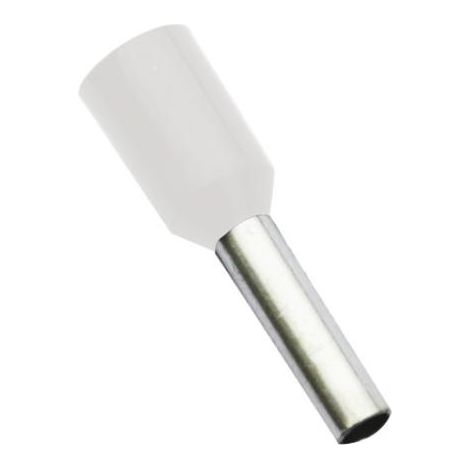 Puntera Hueca Preaislada 0,5mm BLANCA (100uds)