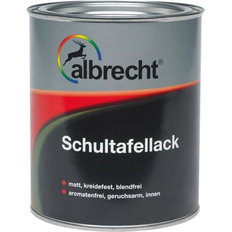 Albrecht Schultafellack 750 ml matt grün Speziallack Tafellack Tafelfarbe