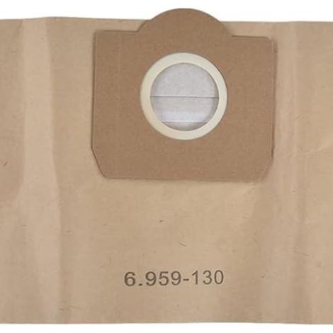 YMYNY - Paquete de 5 bolsas para aspiradora Karcher 6.959-130.0, bolsas de papel con filtro para Karch (1/5)